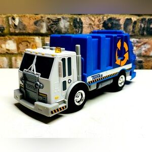 Tonka Rescue Force Garbage Truck Featuring Lights & Sounds -Blue Sanitation Dept